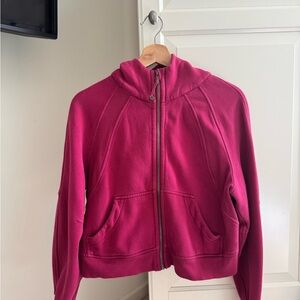 lululemon athletica Berry Full Zip Scuba
